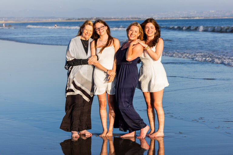 beach senior portrait photography