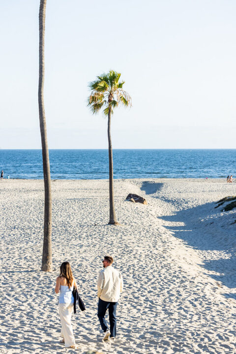 Coronado beach proposal photographer