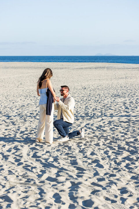 Coronado beach proposal photographer 1